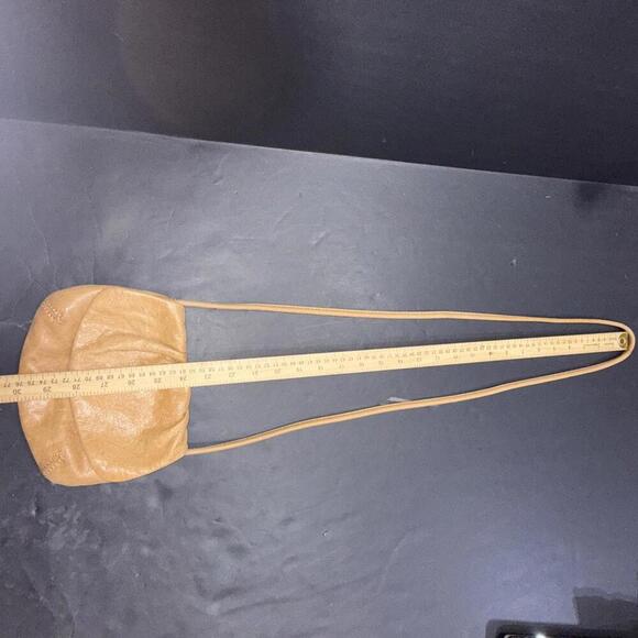 Fossil Boho Brown Leather Crossbody Bag Purse Key Adjustable Vintage Y2K - Picture 10 of 14